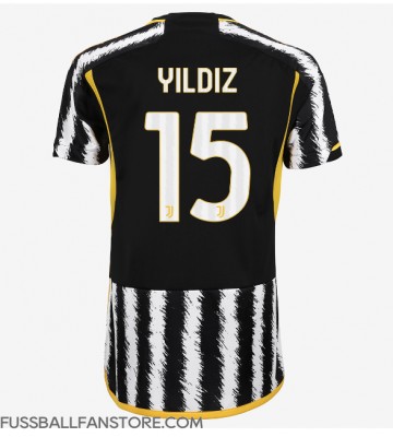 Juventus Kenan Yildiz #15 Replik Heimtrikot Damen 2023-24 Kurzarm